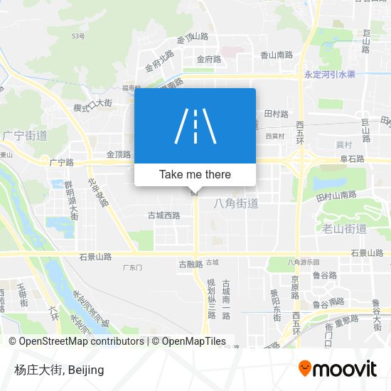 杨庄大街 map