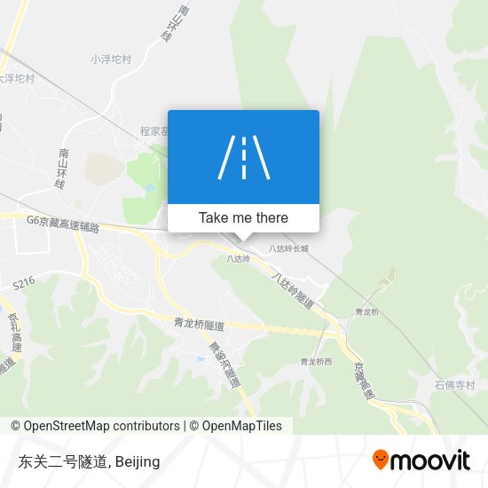 东关二号隧道 map