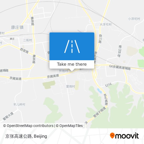 京张高速公路 map