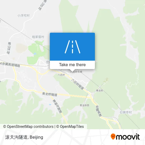 滚天沟隧道 map
