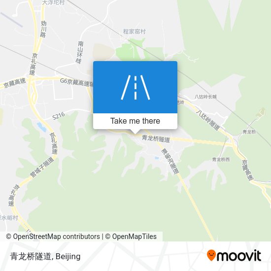 青龙桥隧道 map