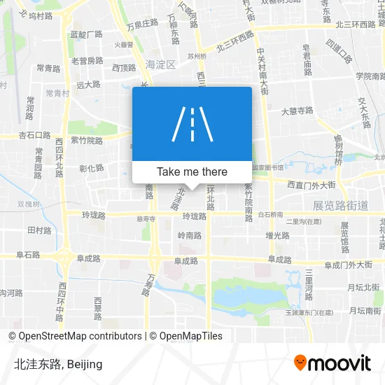 北洼东路 map
