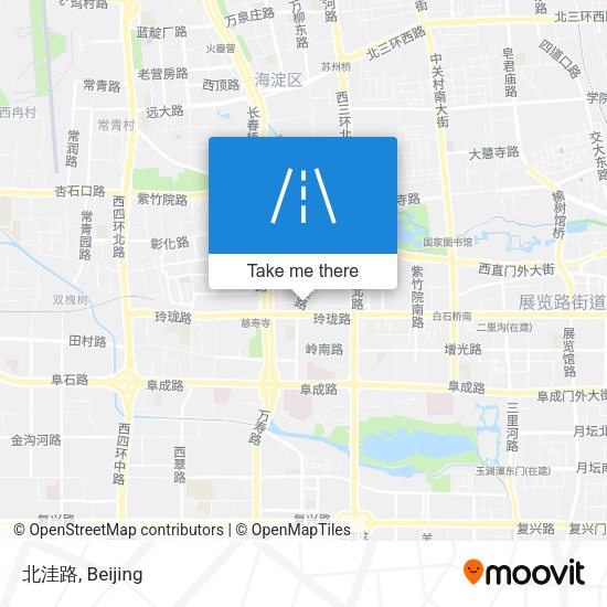 北洼路 map