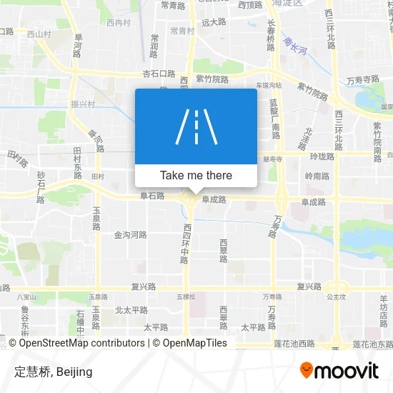 定慧桥 map
