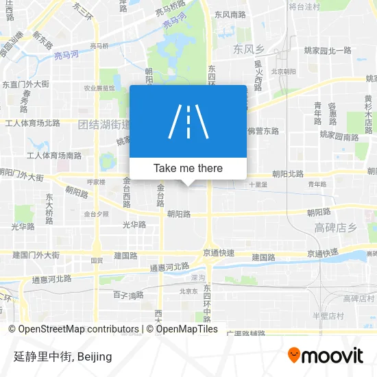延静里中街 map