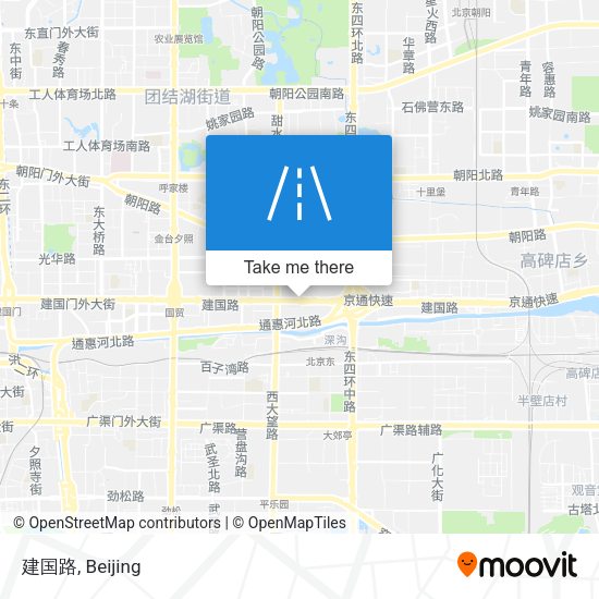 建国路 map