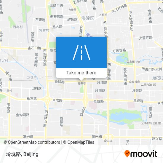 玲珑路 map