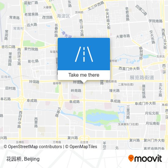 花园桥 map