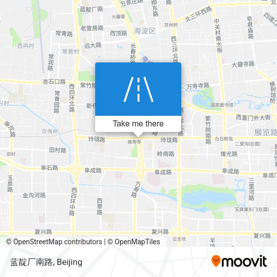 蓝靛厂南路 map