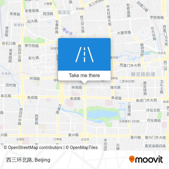 西三环北路 map