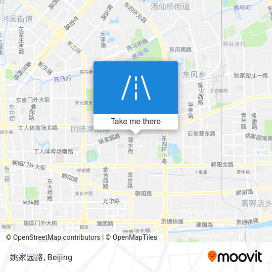 姚家园路 map
