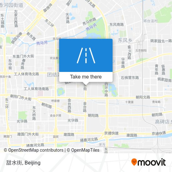 甜水街 map
