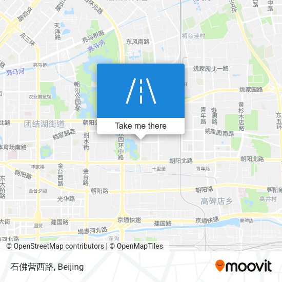石佛营西路 map