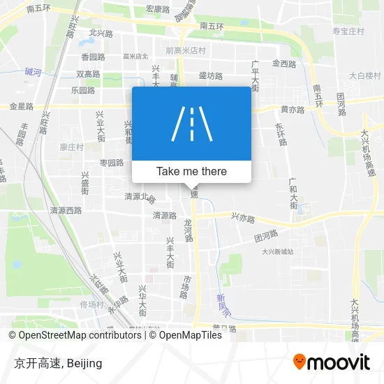 京开高速 map