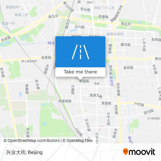 兴业大街 map