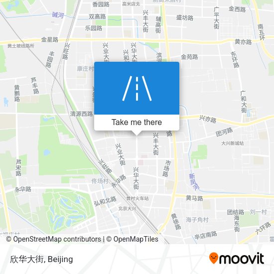 欣华大街 map