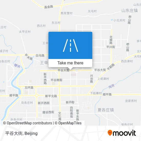 平谷大街 map