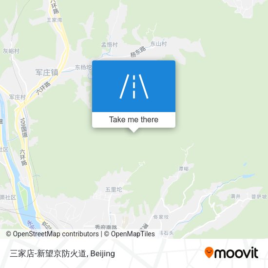 三家店-新望京防火道 map