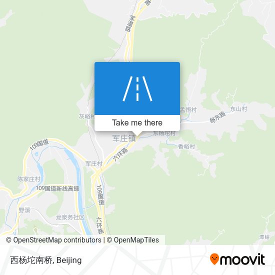 西杨坨南桥 map