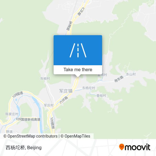 西杨坨桥 map