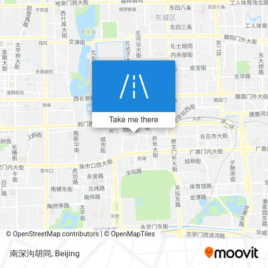 南深沟胡同 map