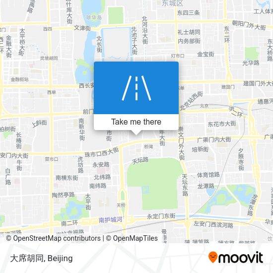 大席胡同 map