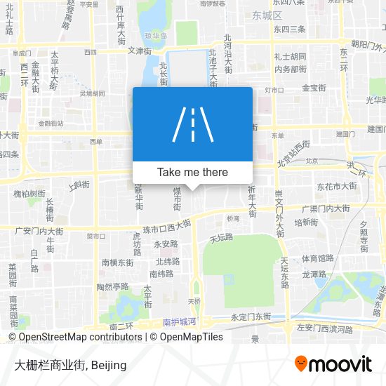 大栅栏商业街 map