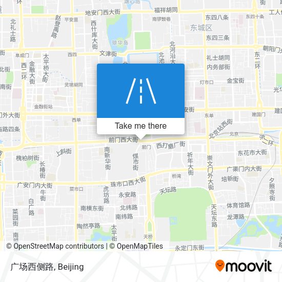 广场西侧路 map