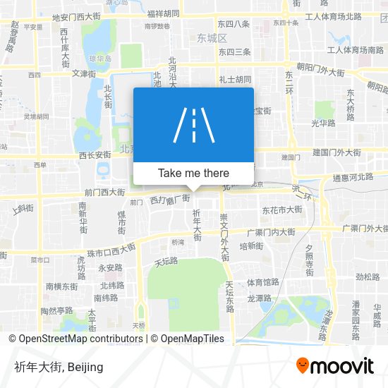 祈年大街 map