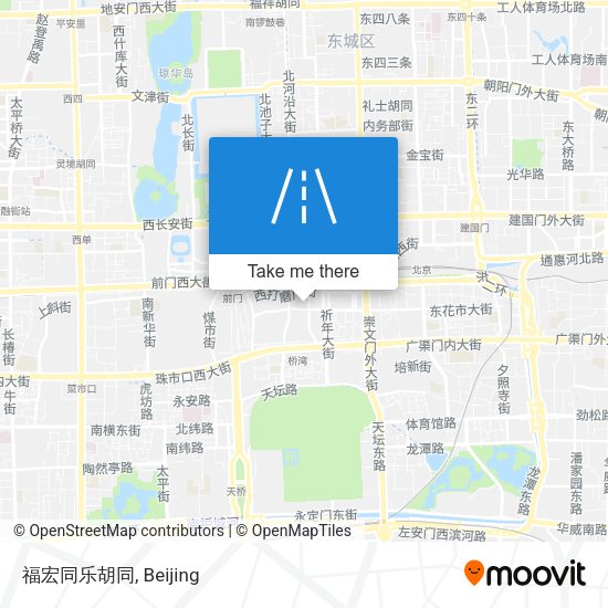 福宏同乐胡同 map