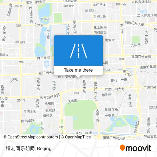 福宏同乐胡同 map
