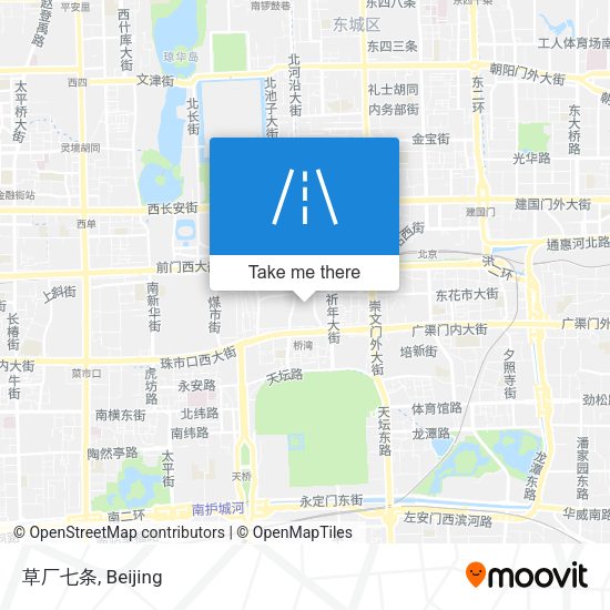 草厂七条 map