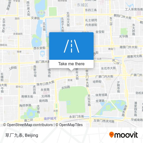 草厂九条 map