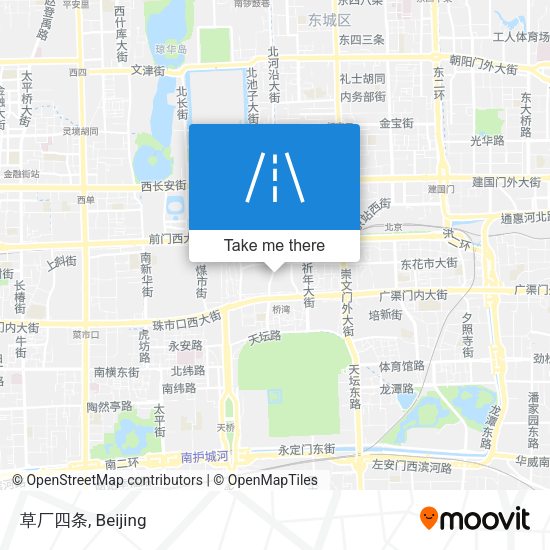 草厂四条 map