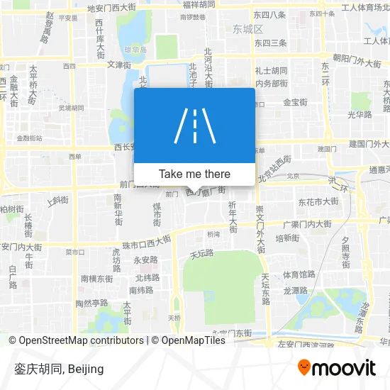 銮庆胡同 map