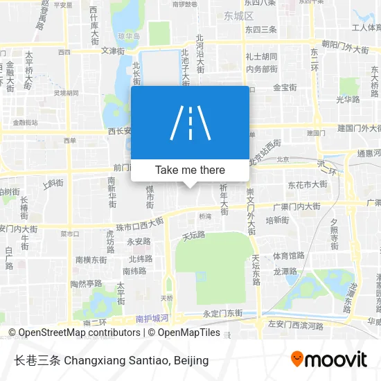 长巷三条 Changxiang Santiao map