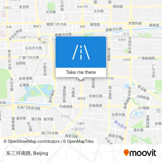 东三环南路 map