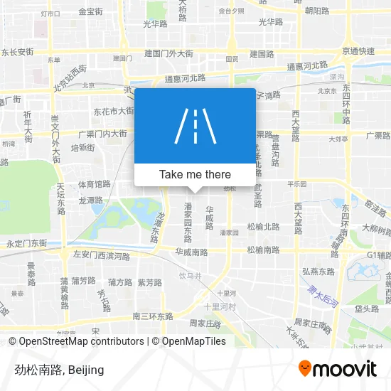 劲松南路 map