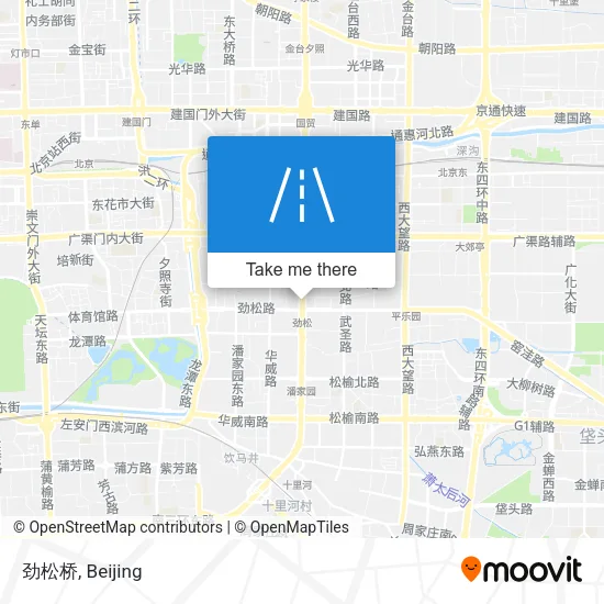 劲松桥 map