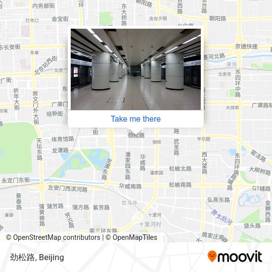 劲松路 map