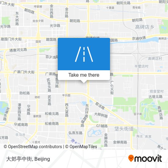 大郊亭中街 map
