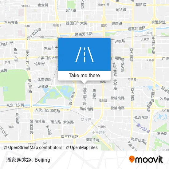 潘家园东路 map