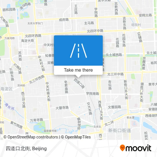 四道口北街 map