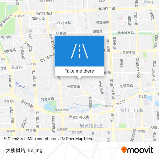 大柳树路 map