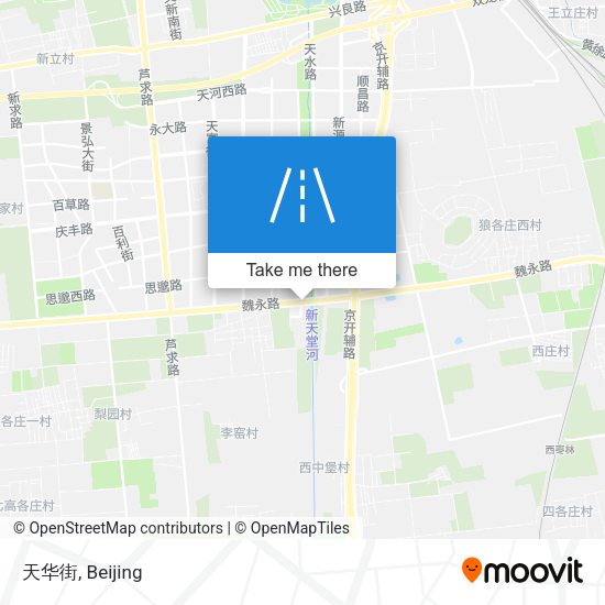 天华街 map