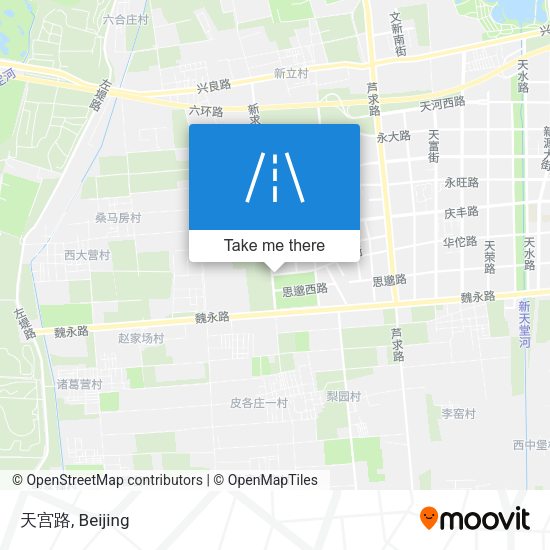 天宫路 map