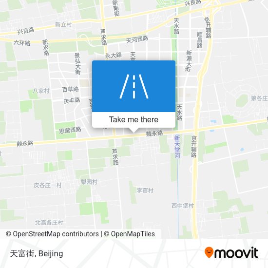 天富街 map