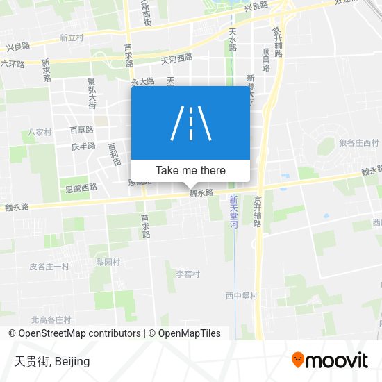 天贵街 map