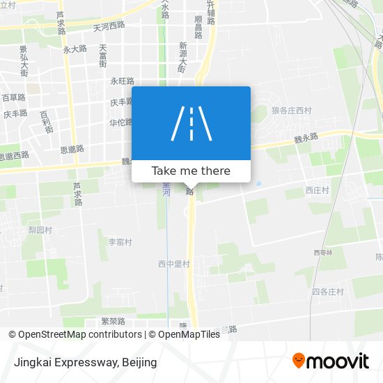 Jingkai Expressway map