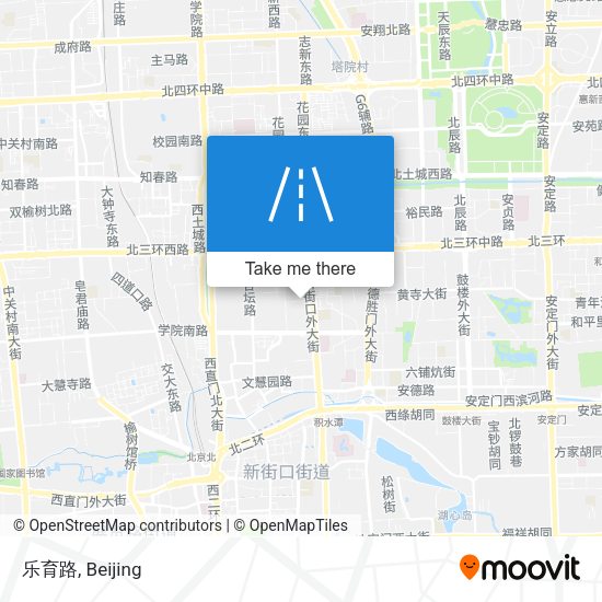 乐育路 map